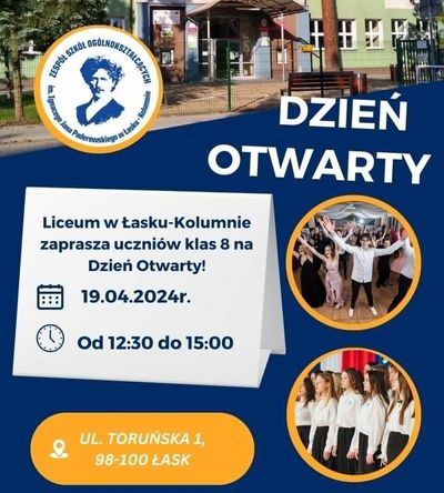 Dzień Otwarty w Liceum Ogólnokształcącym w Łasku-Kolumnie
