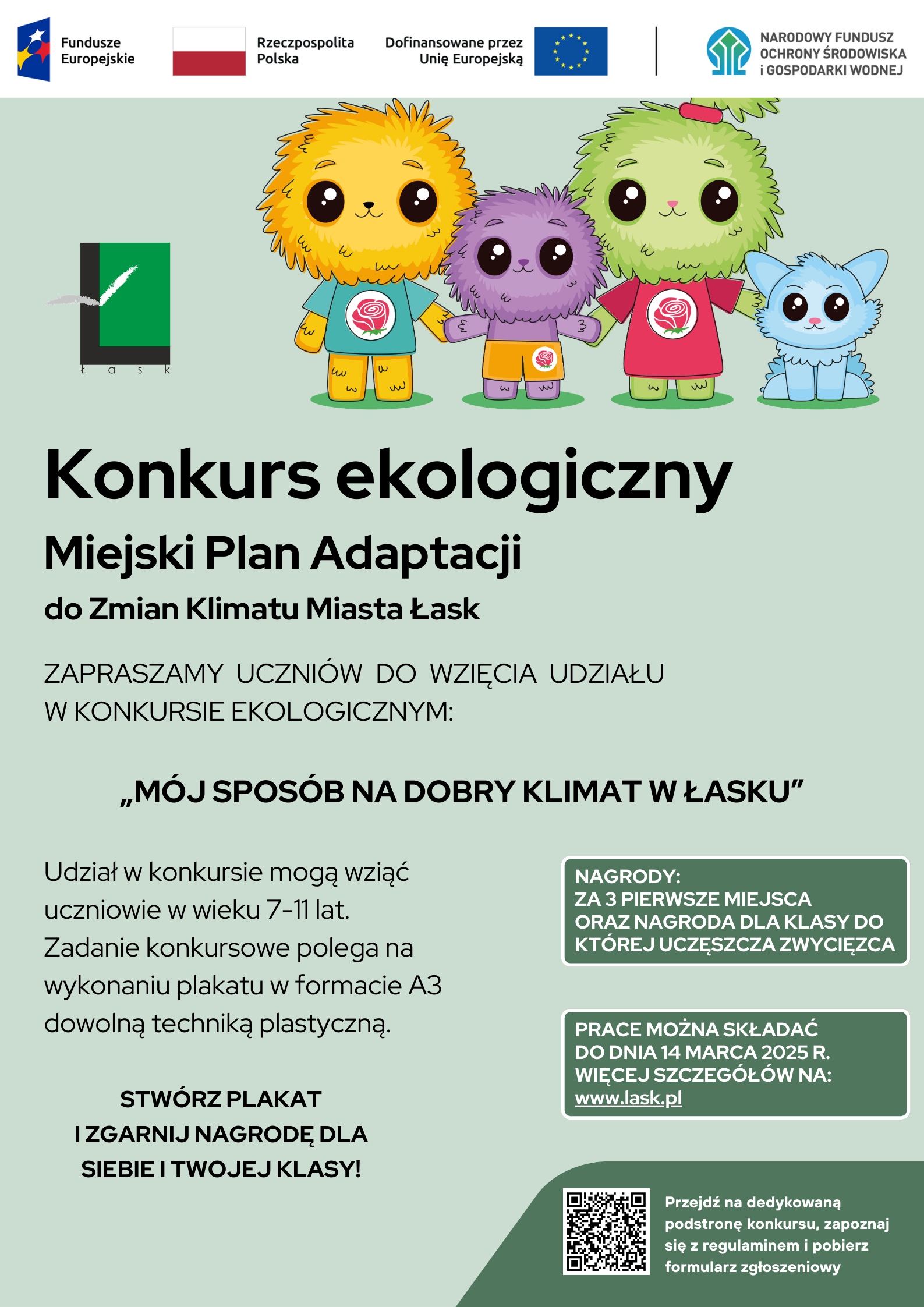 Konkursy w ramach projektu: Plan Adaptacji do Zmian Klimatu.