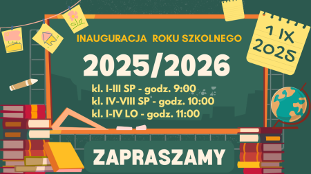 Inauguracja roku szkolnego 2025/2026