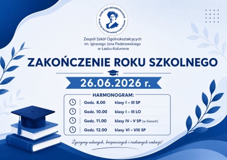 Zakończenie roku szkolnego 2025/2026