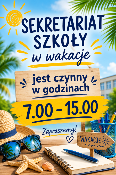 Organizacja pracy szkoły w wakacje